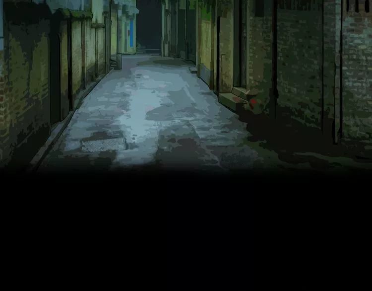 人性恐怖漫画:午夜走在夜街上的红衣女!