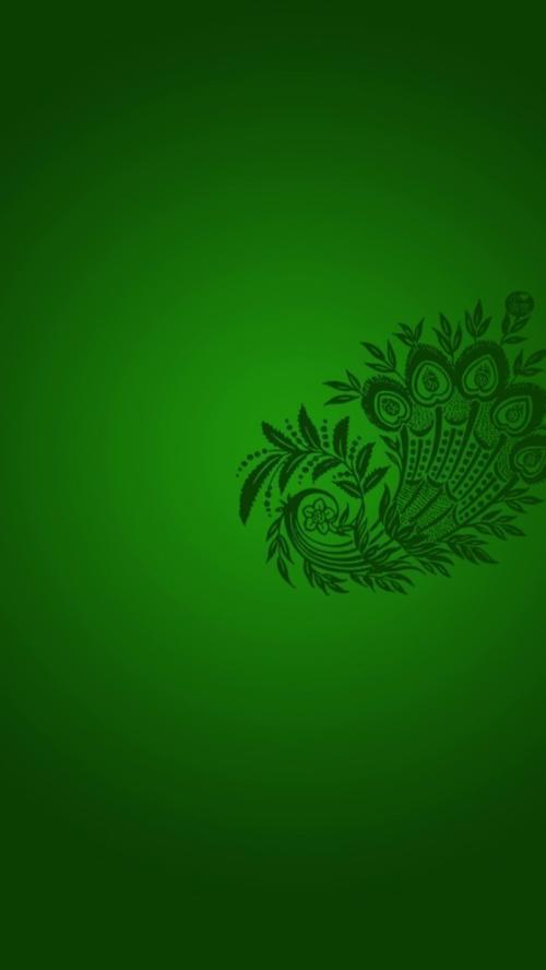壁纸:最近很火的绿色壁纸哦!