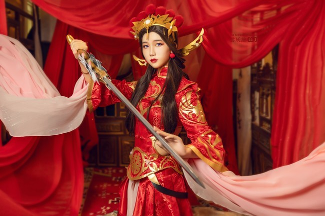 cos:王者荣耀露娜一生所爱cos正片