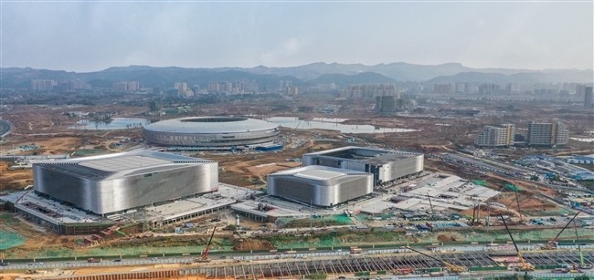 东安湖体育公园景观工程全面铺开 预计2021年春节前基本呈现