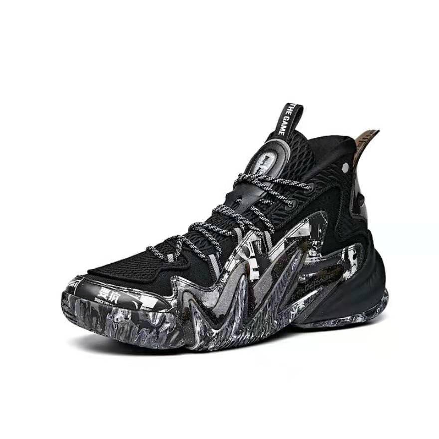 感受黑武士般的冷酷全新安踏要疯4之狂潮2代篮球鞋灰黑配色正式发售