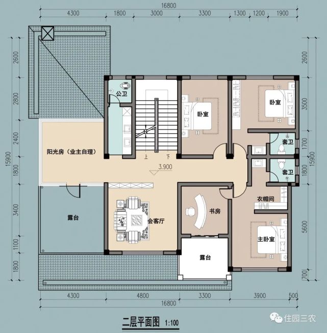8米,5室2厅还有阳光房茶室