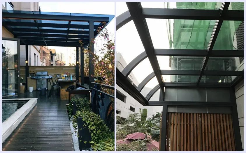 家用雨棚选购:玻璃,耐力板还是可折叠的布雨棚?