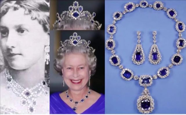 英女王钟爱的蓝宝石王冠!竟然来自19世纪,为爱私奔的比利时公主