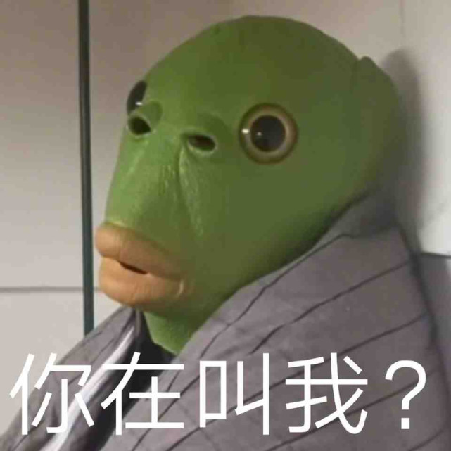 搞笑绿头鱼表情包