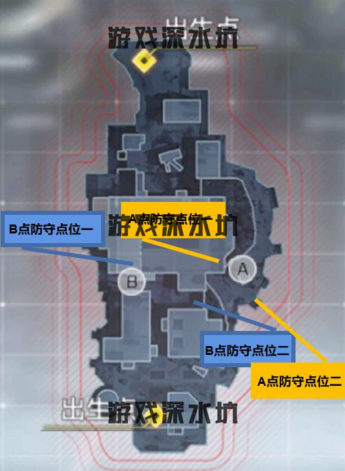 使命召唤手游爆破模式雪山之巅这样玩,4个防守点位要牢记