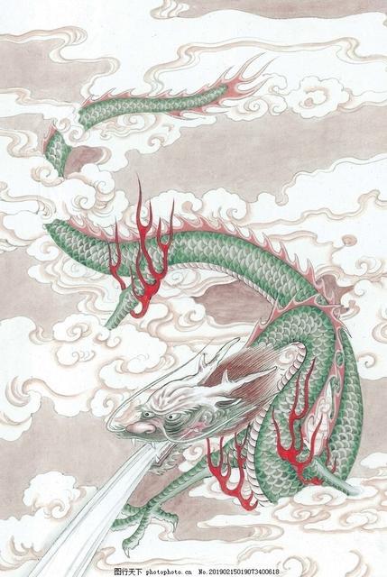 白描工笔龙(4)喜欢的收藏!