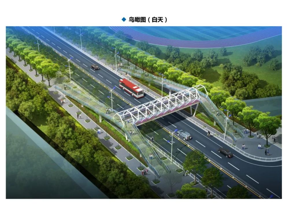 资阳这个地方将建一座人行天桥,效果图曝光