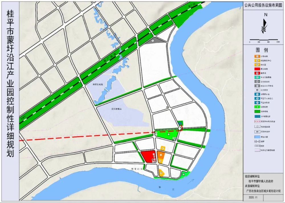 围观!桂平蒙圩沿江产业园详细规划公示了