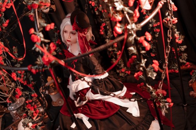 cos:第五人格红夫人仲夏茶会cos正片