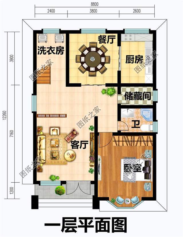农村二间三层自建房图,小开间大惊喜,快看看适合你吗