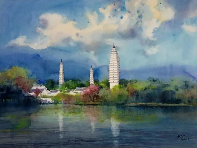 在这组水彩画里,读懂大理