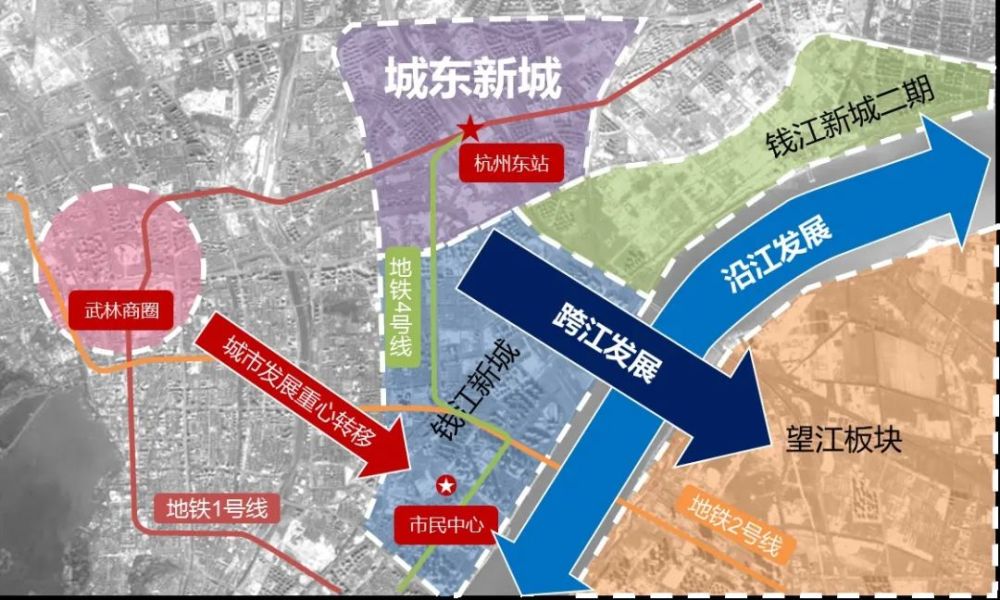 城市次中心(18个) ■包括城东新城,之江,九乔商贸城,浦阳,蒋村,杭州