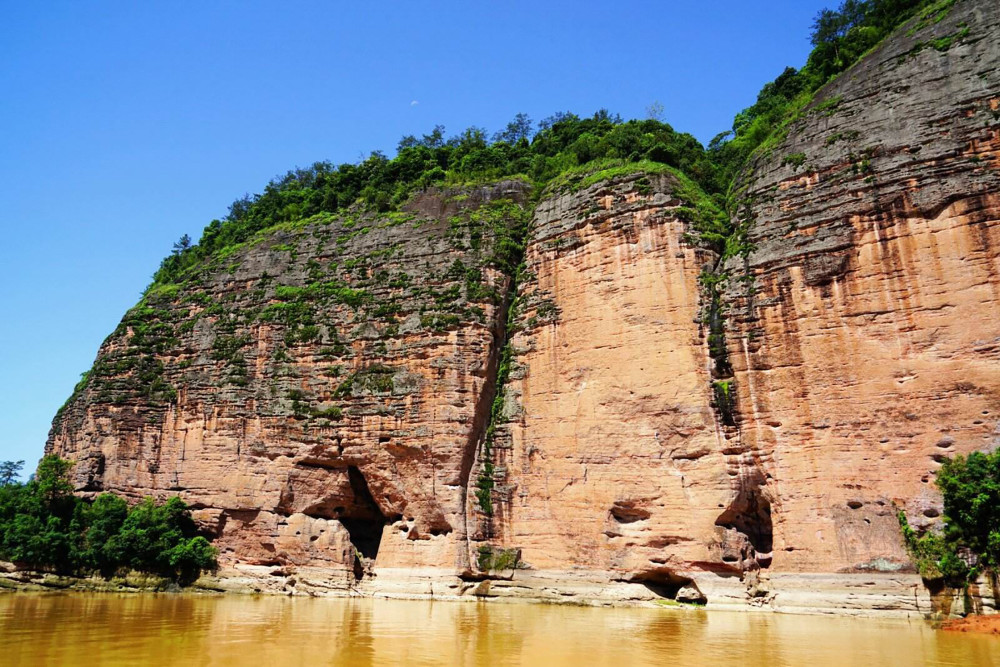 福建泰宁大金湖天下第一湖山丹霞地貌洞穴博物馆