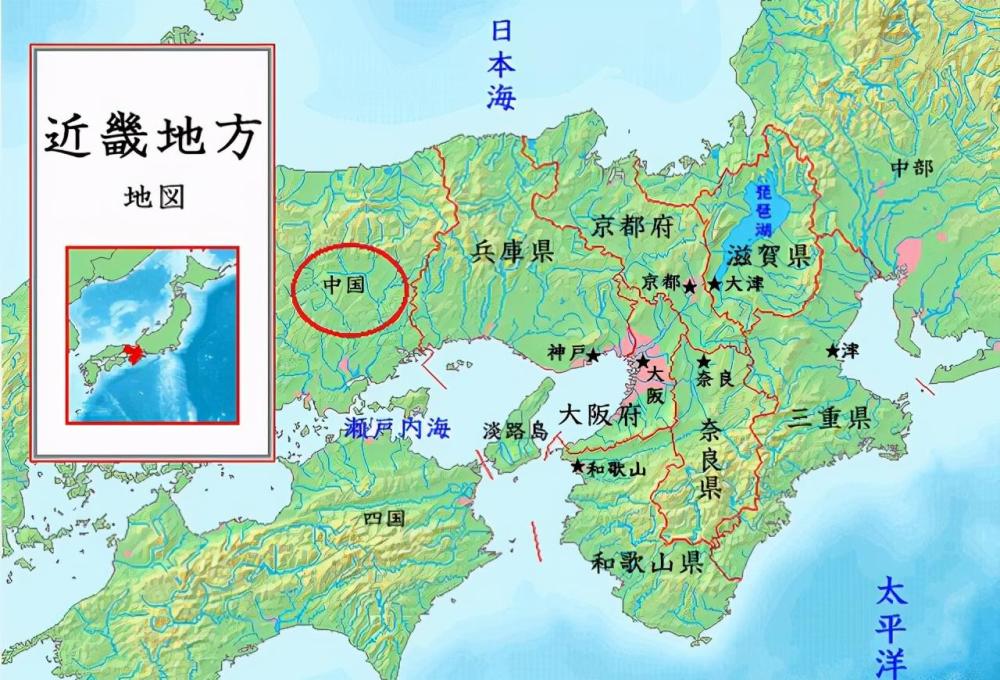 日本近畿地方GDP_日本战国近畿地区地图