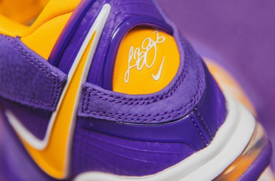 lebron8lakers月底市售经典紫金配色质感无敌