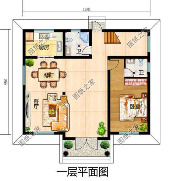 适合农村的实用农村二层平顶房设计图,简单实用接地气