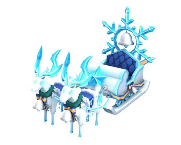 迷你世界圣诞坐骑,驯鹿雪橇仙气十足