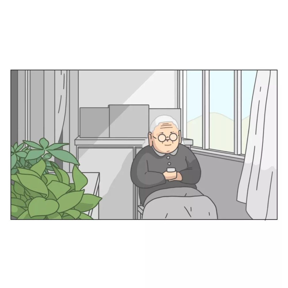 超暖心漫画《外婆》想跟小时候一样什么都不想
