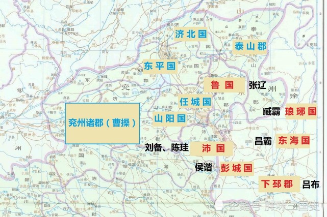 其中东平,济北,任城三国,早在初平三年(192)便被曹操纳入囊中(见