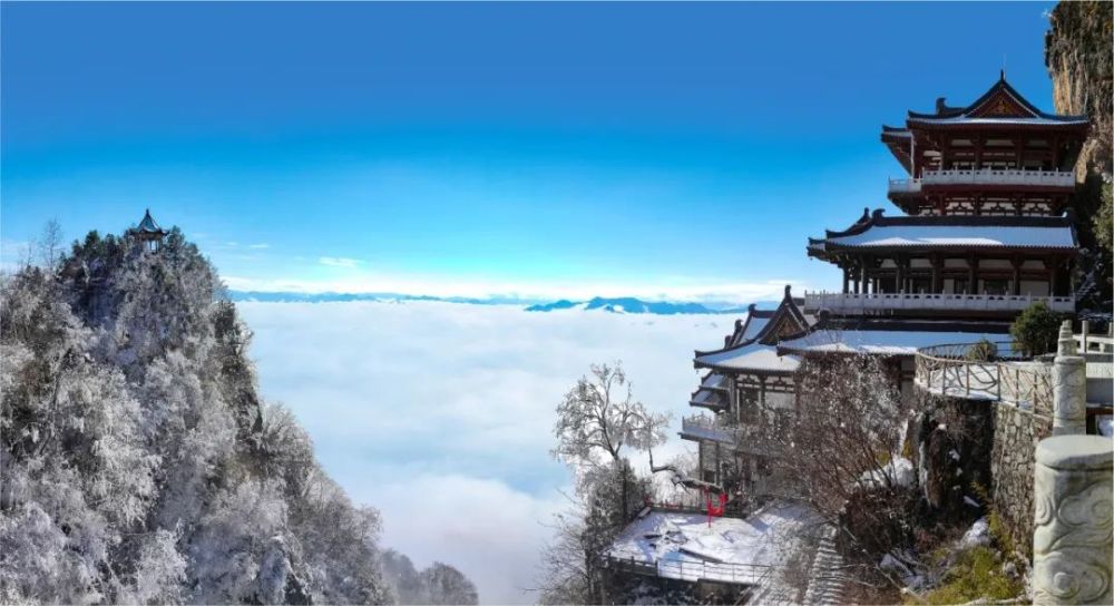 南宫山的雪景,带您走进浪漫的童话世界!