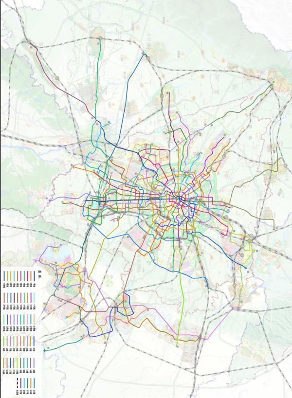 成都市城市轨道交通线网规划拟优化_腾讯新闻