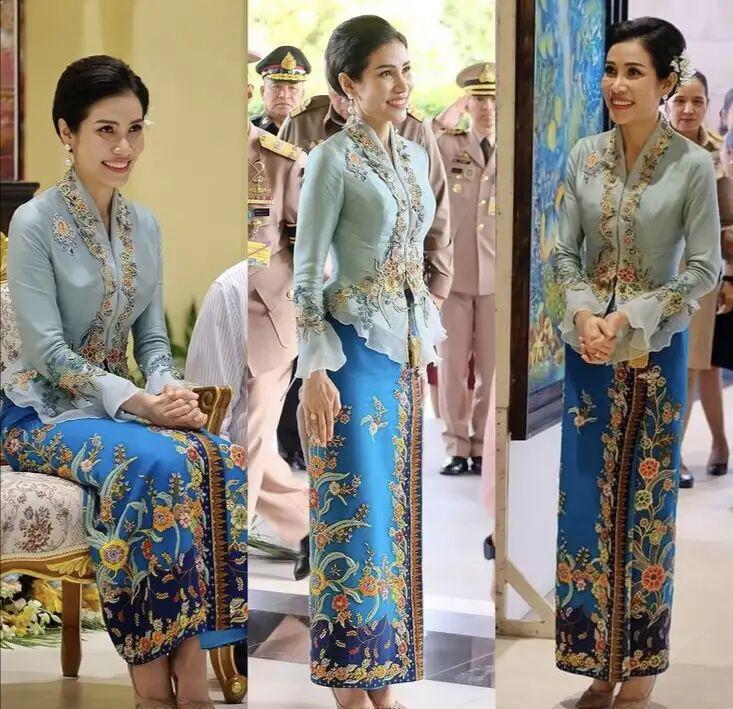 泰国贵妃开美颜自拍!段位高穿高跟鞋为王后服务,成功吸引泰王