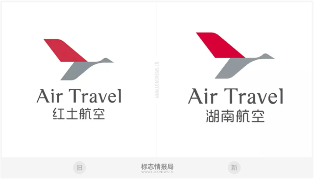 红土航空更名湖南航空logo继续沿用鸿鹄图标