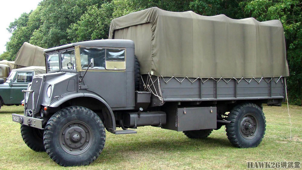 1944年,典型的加拿大福特f60l军用卡车,配备第3型驾驶室和英国组装