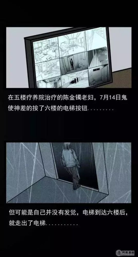 民间诡谈漫画《台湾伴尸案,诡异的电梯!