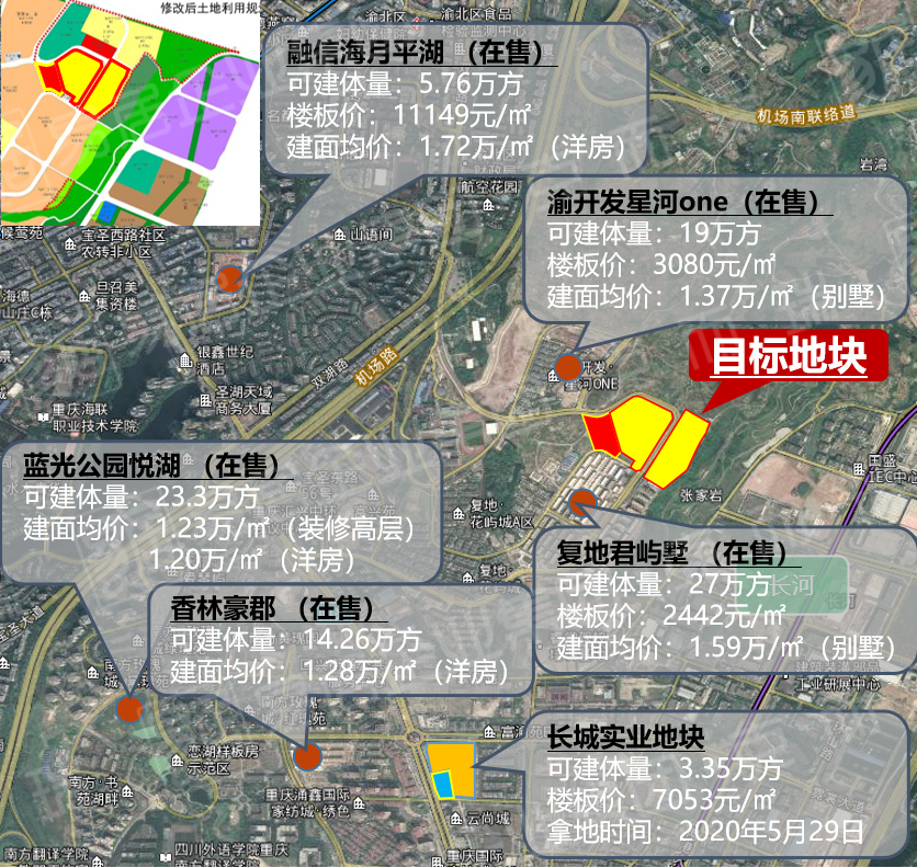 土拍|越秀5.6亿竞得回兴123亩商住地,歇马地块底价成交