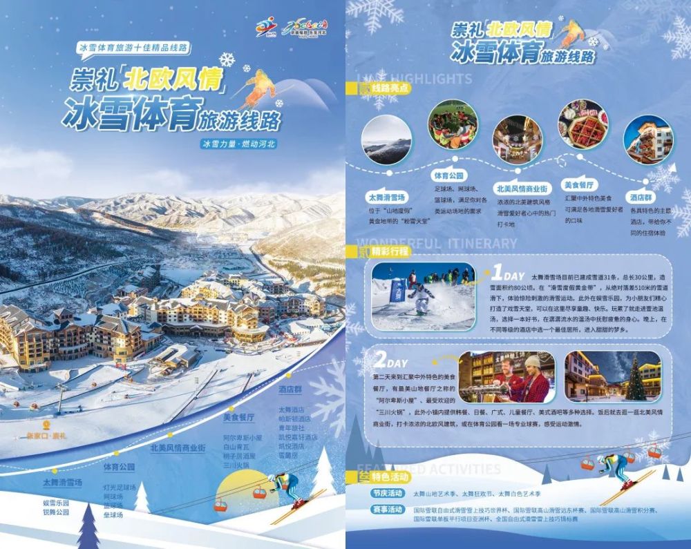 【激情冰雪 如意之约】冰雪体育旅游十佳精品线路亮相河北省第二届