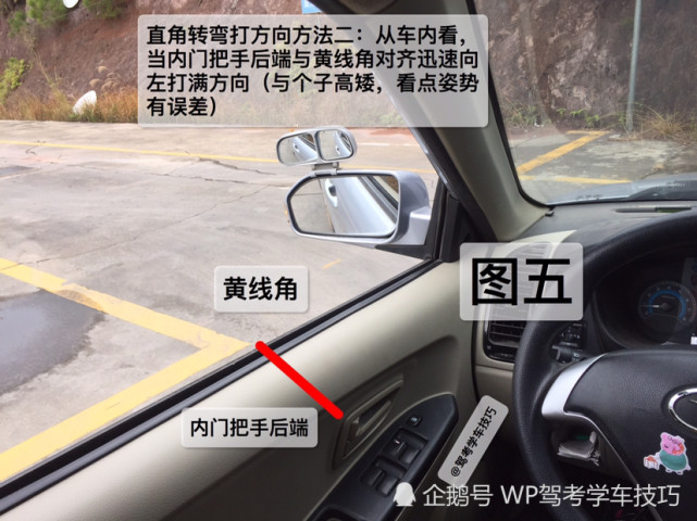 图文详解科目二直角转弯点位操作方法,小白看了也能轻松掌握