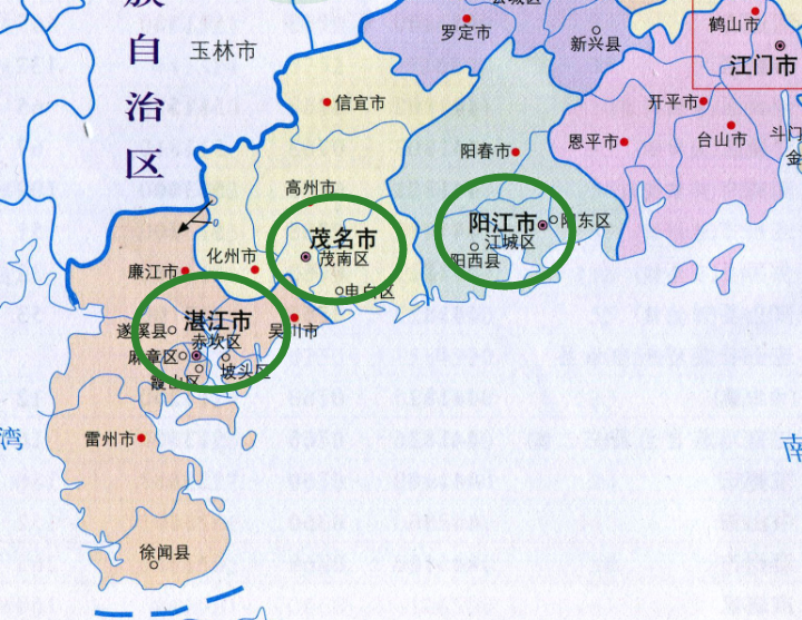 湛江市人口最_湛江市地图