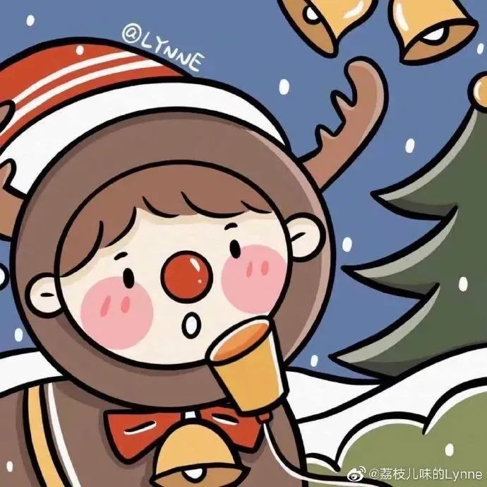 情侣 闺蜜头像|超可的圣诞限定