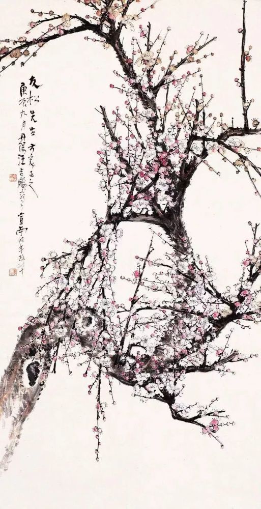 国画名家:汪吉麟先生 梅花作品选