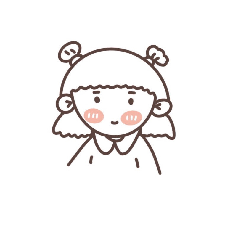 小女孩简笔画头像