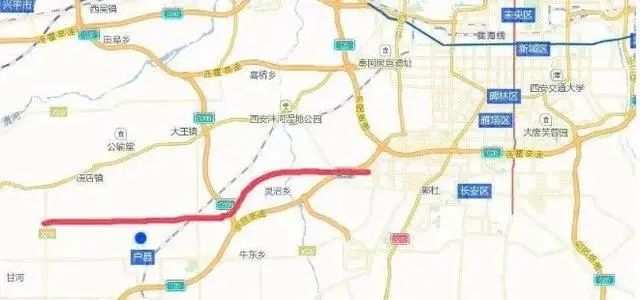鄠邑-周至-眉县高速公路,西户路工程2021年实施