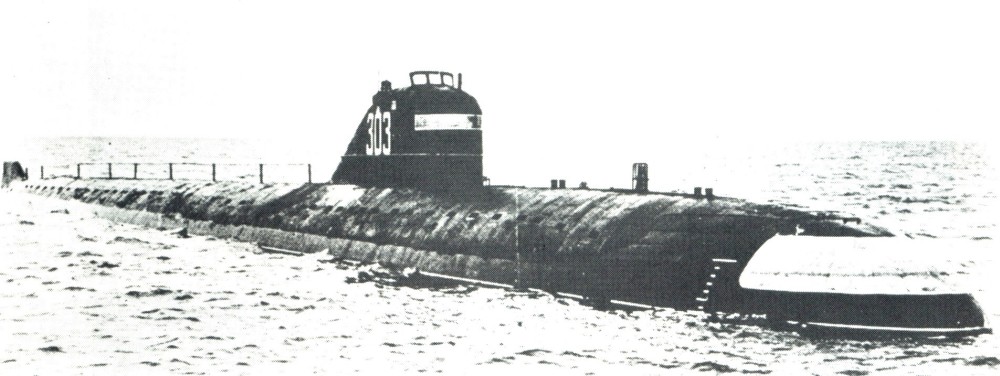 苏联第一艘627型(北约称为n/11月级)鱼雷攻击型核潜艇"列宁共青团"号
