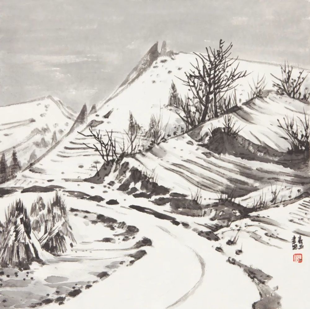 "凇城戏雪"张春玉滑雪场主题中国画作品展即将开幕|人文吉林