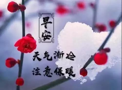 平安夜最美冬天天冷了早上问候祝福图片带字温馨 冬天早安问候祝福语