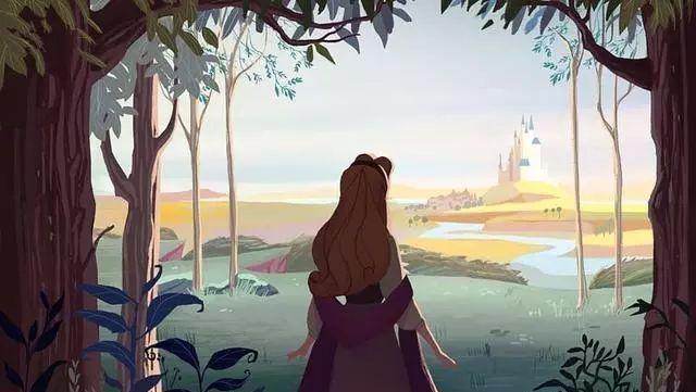 迪士尼公主只靠背影就能准确认出公主乐佩公主的背影只有头发