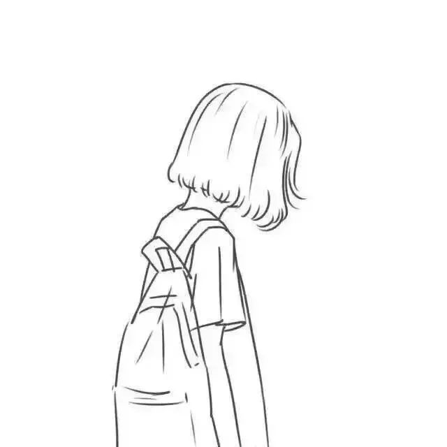 每天学一幅简笔画-简笔画白底头像大全