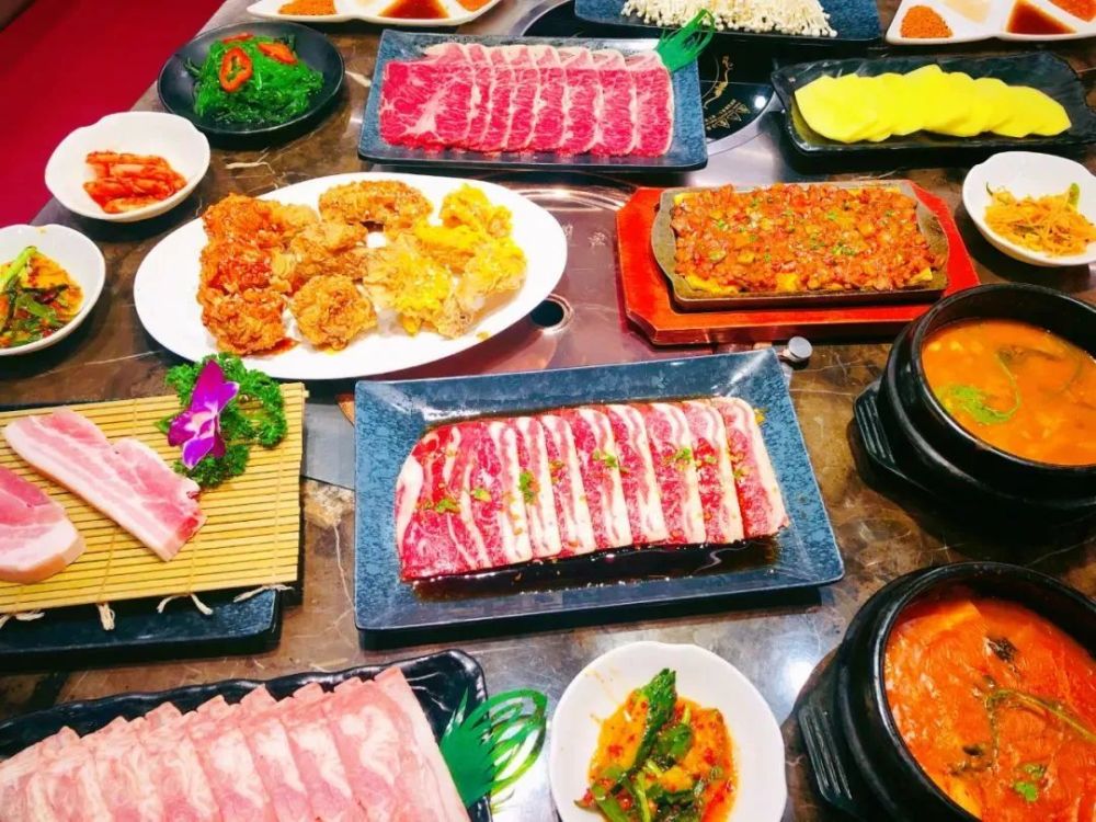 枫尚奥特莱斯║济州岛韩式烤肉,118元抢原价370元的3-4人烤肉套餐