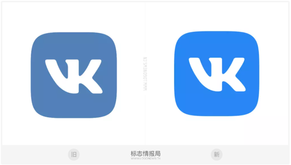 俄版"脸书"vk 更新logo(附品牌字体下载)