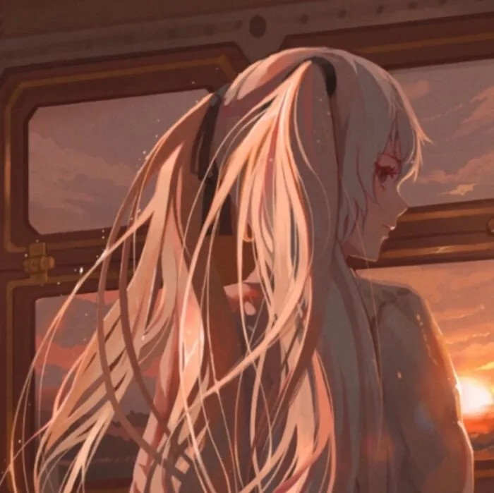唯美动漫背影杀女生头像
