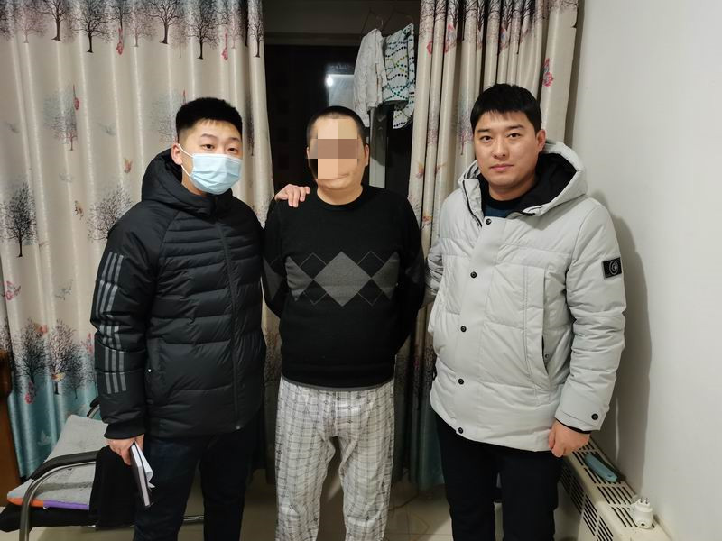 2019年8月因涉嫌诈骗被丰润警方上网追逃的历年逃犯曹某在辖区活动的