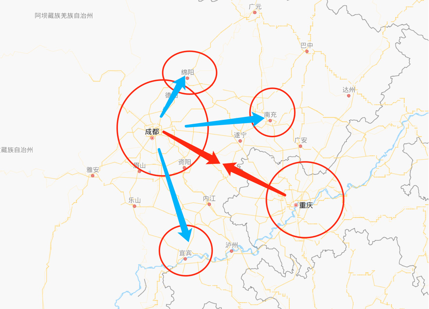 从2021到2017年 成都平原经济总量超过(3)