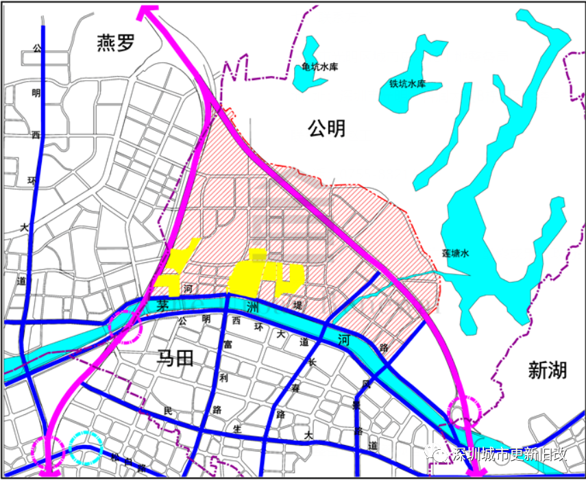 光明区李松蓢社区土地整备利益统筹项目位于光明区公明街道,隶属于