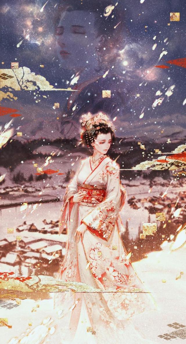 晓看天色暮看云,行也思君,坐也思君#古风美图#古风插画#壁纸
